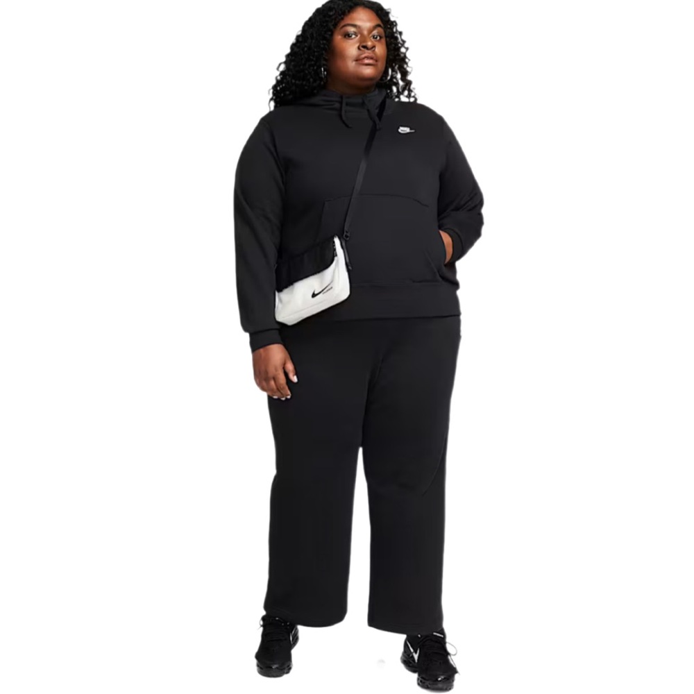 Nike Women's Sportswear Club Fleece Mid-Rise Wide-Leg Sweatpants NWT - Picture 5 of 14